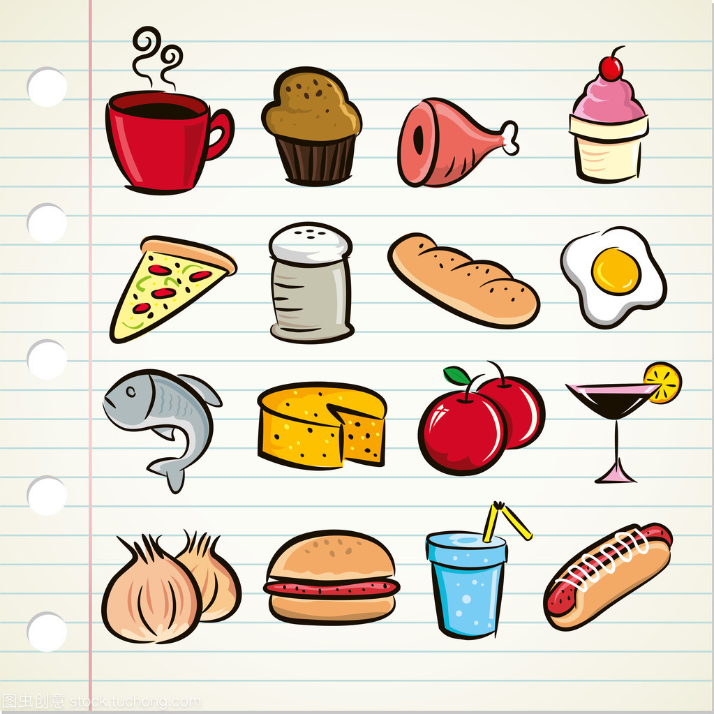 食品與飲品 簡明圖標(biāo)集設(shè)計指南